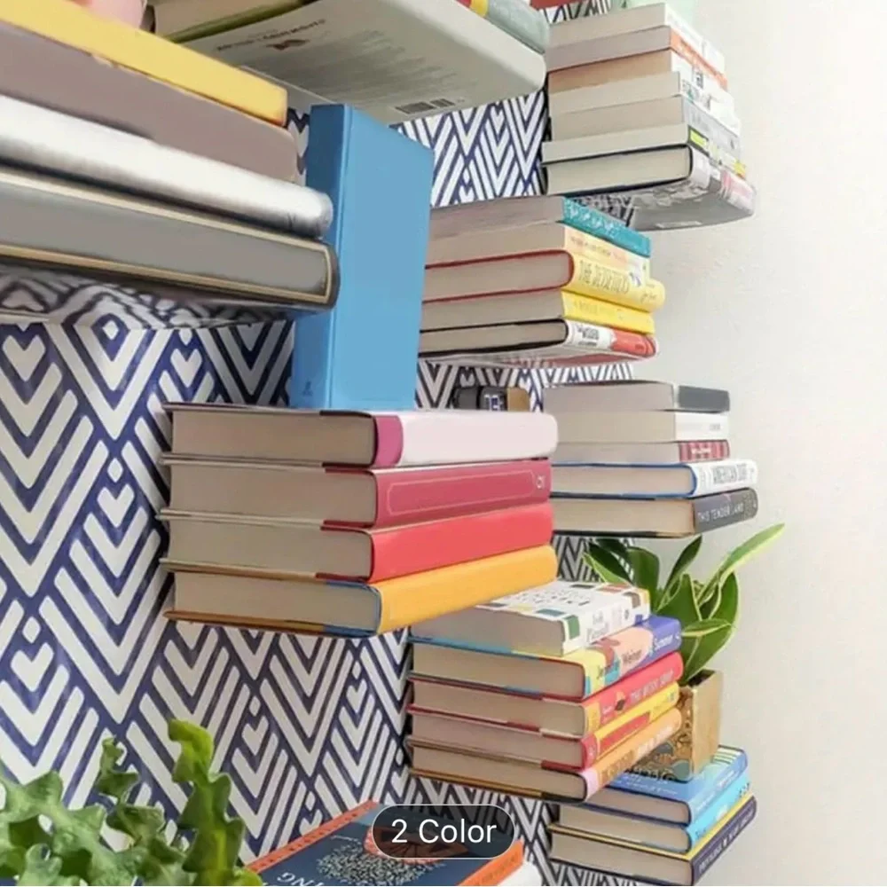 Umbra Red Floating Book Shelf